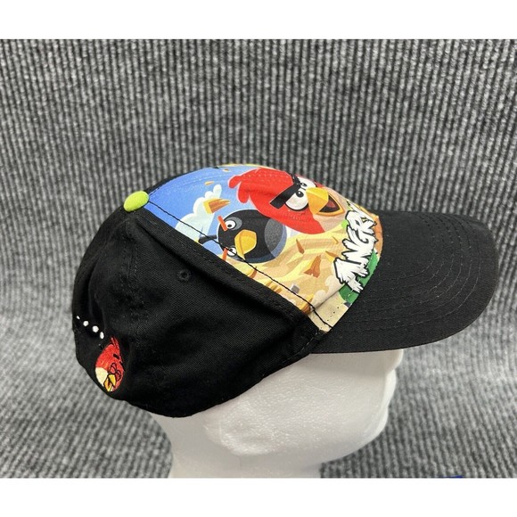 Angry Birds Hat‎ Adjustable Cartoon Snapback Cap Black "Bird Is the Word" 2012 - Picture 1 of 16